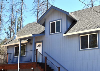 front view of home built by Bridges Construction